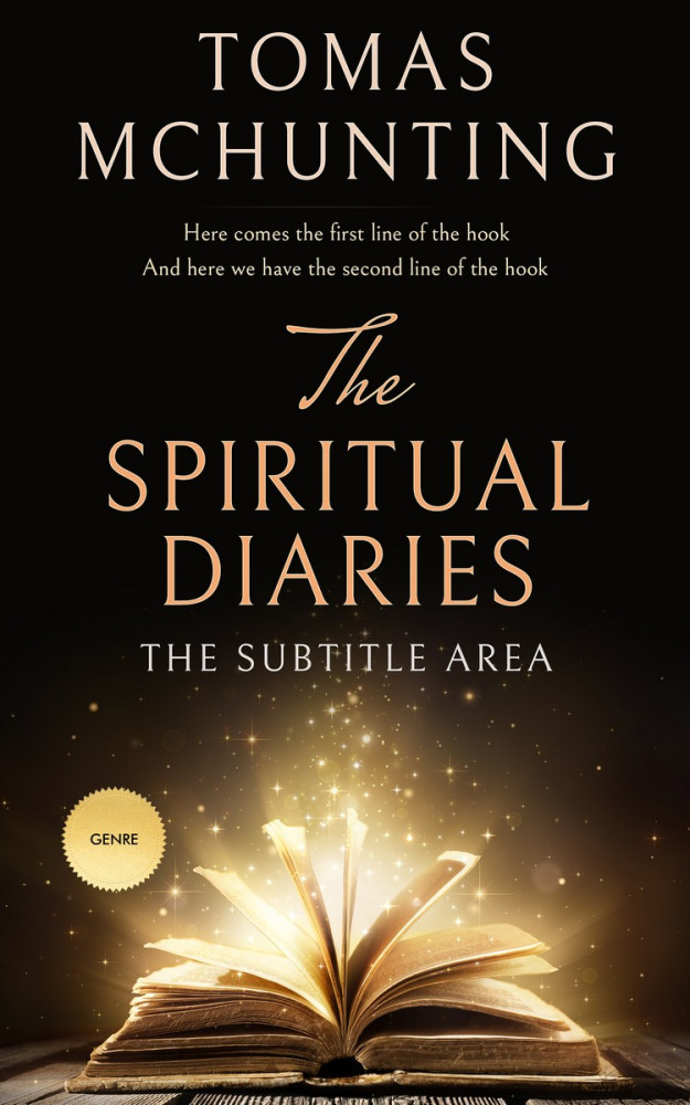 Front view of Straw #2959 - Premade Religion & Spirituality Book Cover