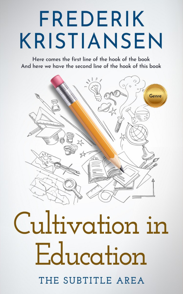 Front view of Porcelain #2980 - Premade Abstract Book Cover