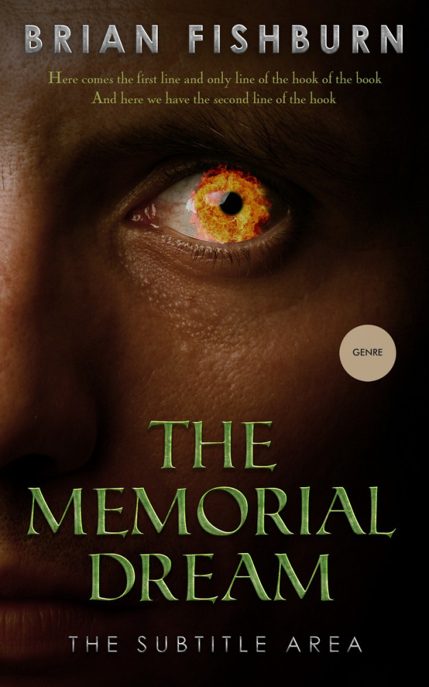 Front view of Crowshead #3050 - Premade Mystery & Thriller & Suspense Book Cover