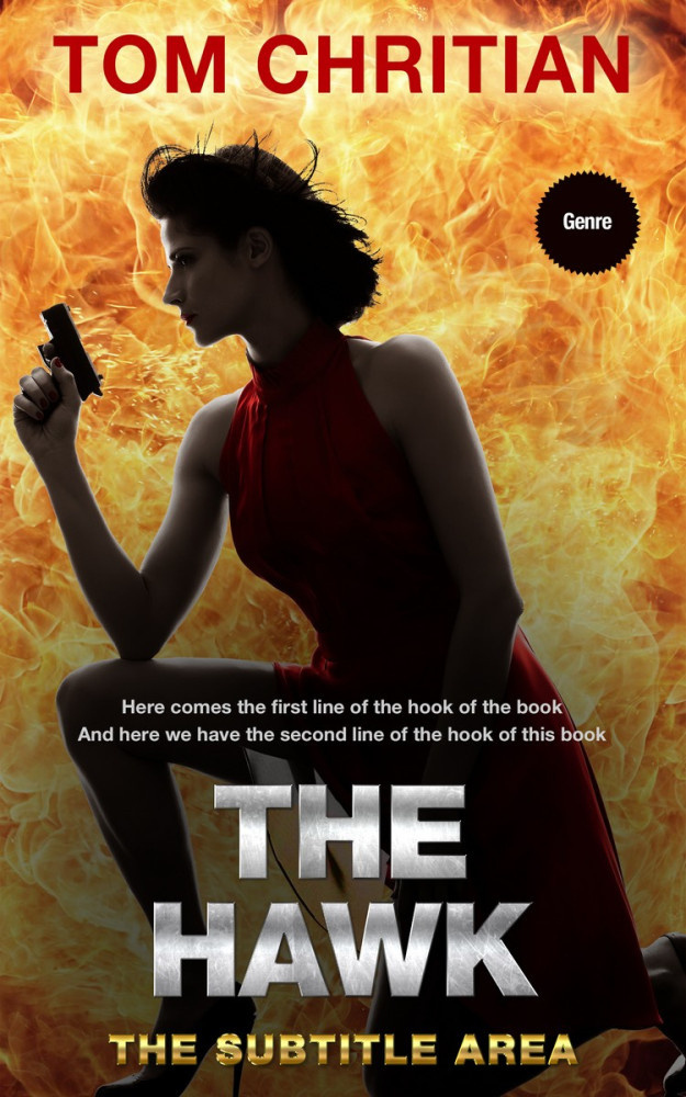 Front view of Equator #3059 - Premade Apocalyptica Book Cover