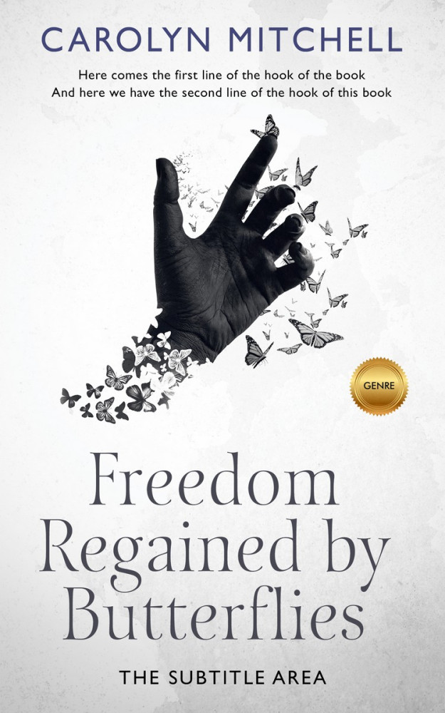 Front view of Desert Storm #3111 - Premade Self-Improvement & Self-Help Book Cover