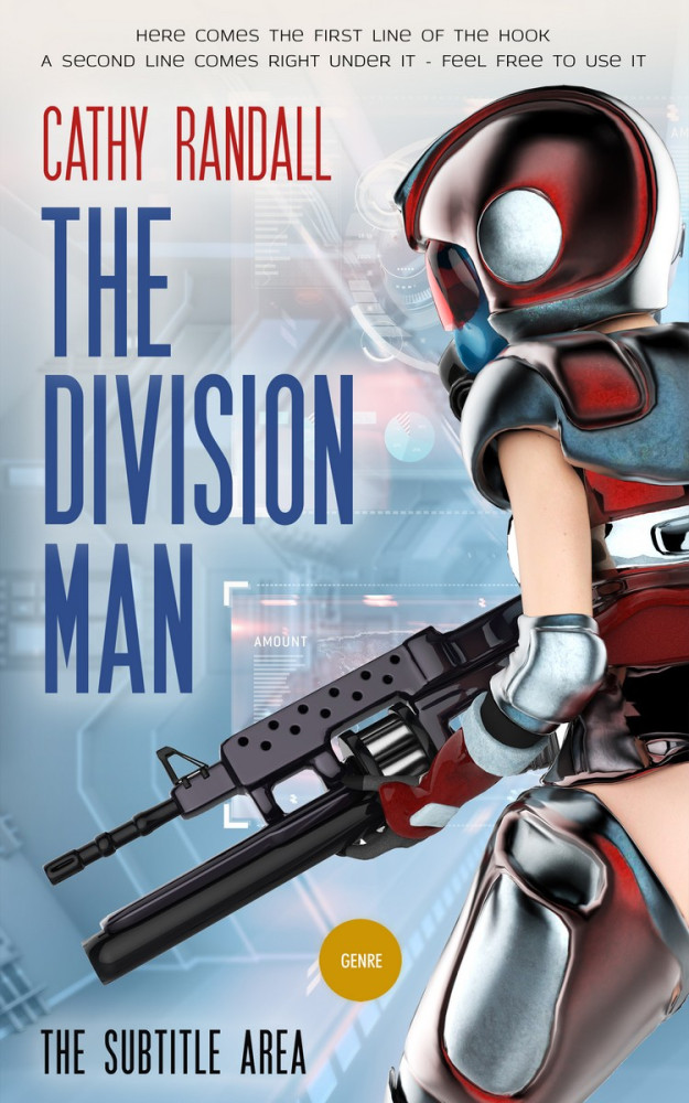 Front view of Loblolly #3168 - Premade Science Fiction Book Cover