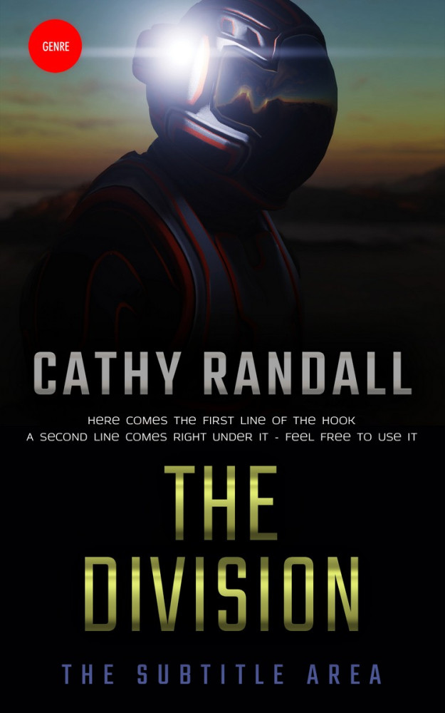 Front view of Hillary #3176 - Premade Science Fiction Book Cover