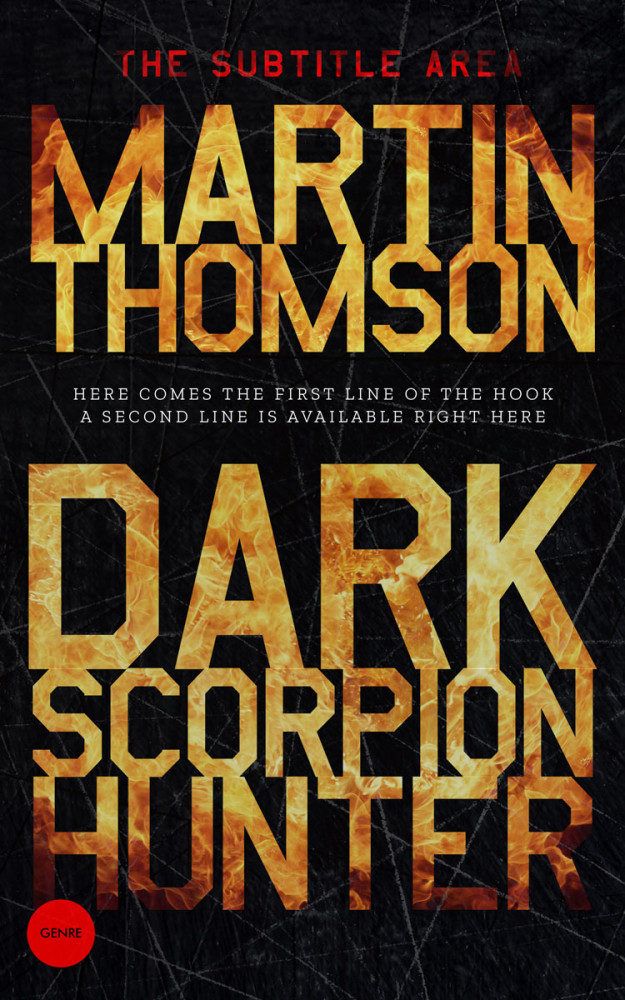 Front view of Tussock #3181 - Premade Apocalyptica Book Cover