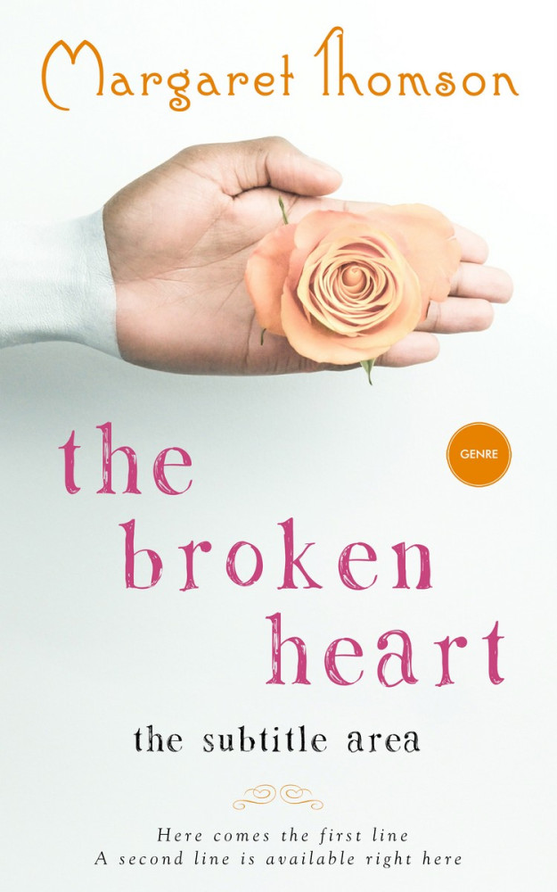 Front view of Cararra #3200 - Premade Romance Book Cover