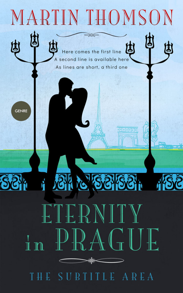 Front view of Shark #3202 - Premade Romance Book Cover