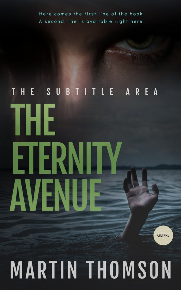 Front view of Shark #3213 - Premade Mystery & Thriller & Suspense Book Cover