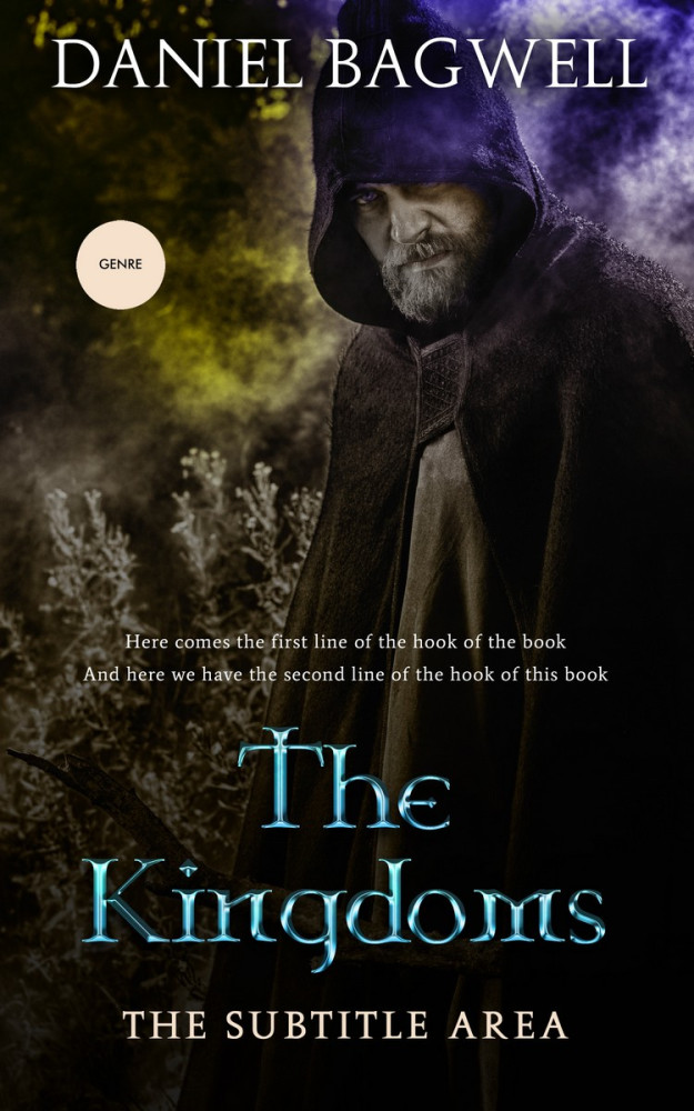 Front view of Zeus #3273 - Premade Fantasy Book Cover