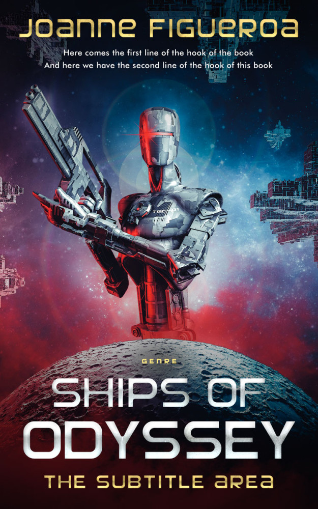 Front view of Mirage #3379 - Premade Apocalyptica Book Cover