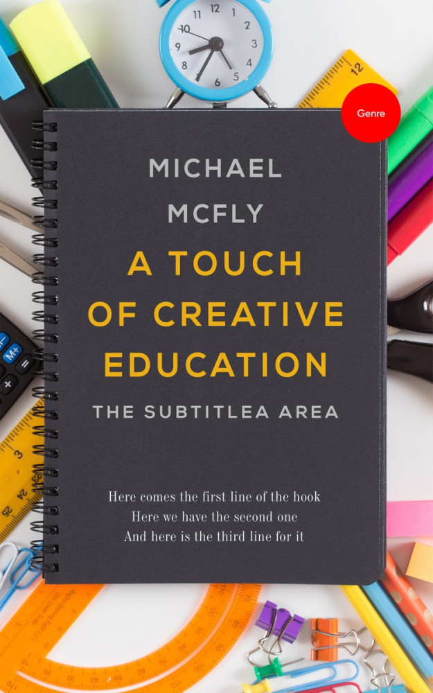 Front view of Calico #3407 - Premade Self-Improvement & Self-Help Book Cover