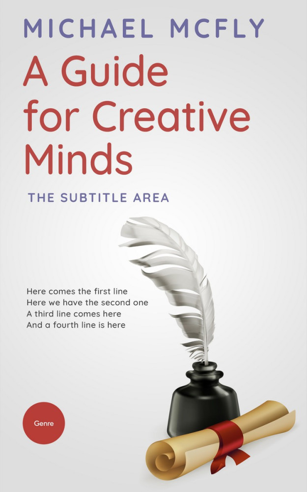 Front view of Mercury #3421 - Premade Literary Fiction Book Cover