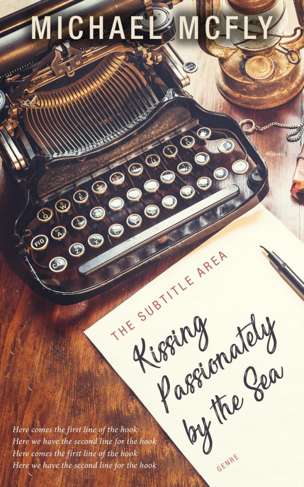 Front view of Baltic Sea #3438 - Premade Poetry Book Cover