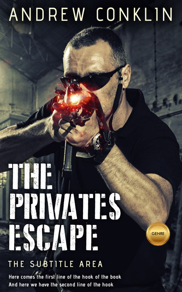 Front view of Indian Khaki #3482 - Premade Mystery & Thriller & Suspense Book Cover