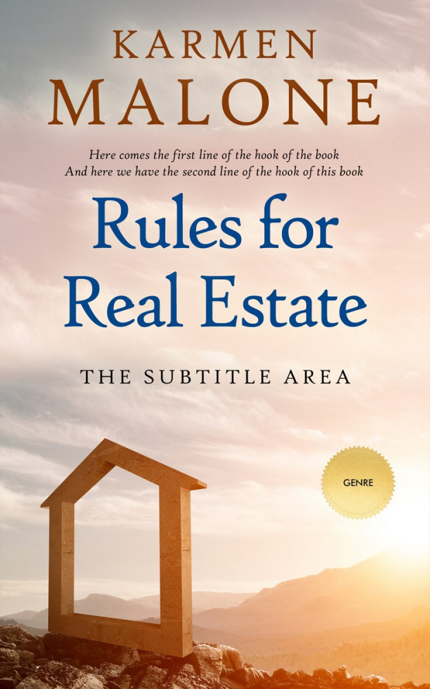 Front view of Bone #3499 - Premade Business Book Cover