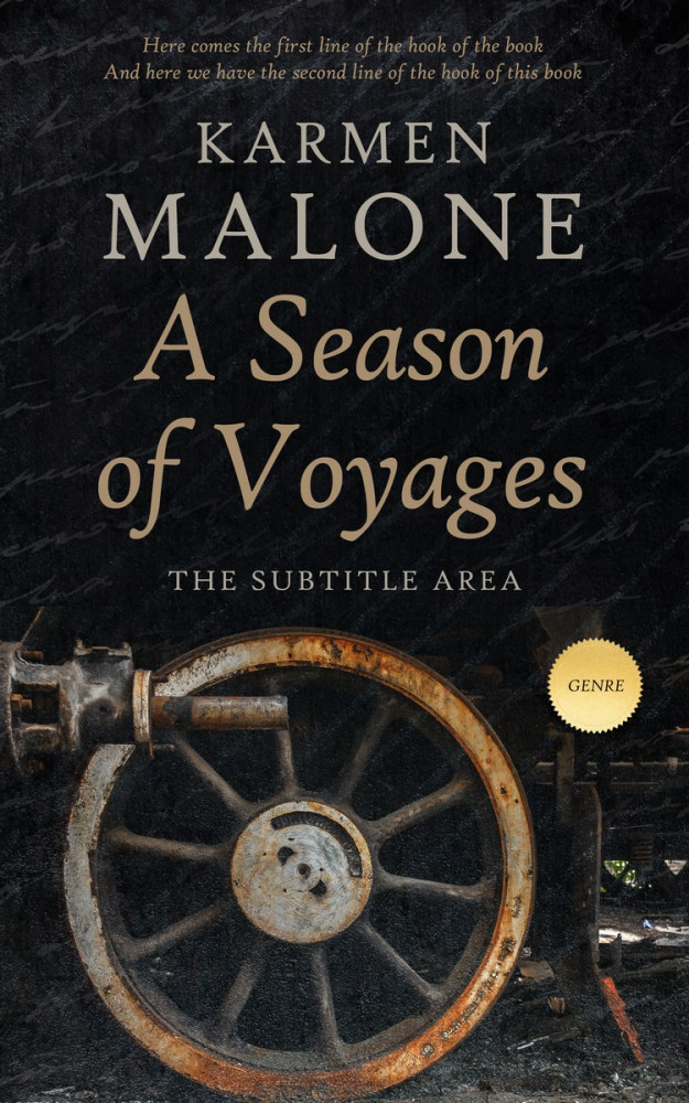 Front view of Woodsmoke #3524 - Premade Historical Book Cover