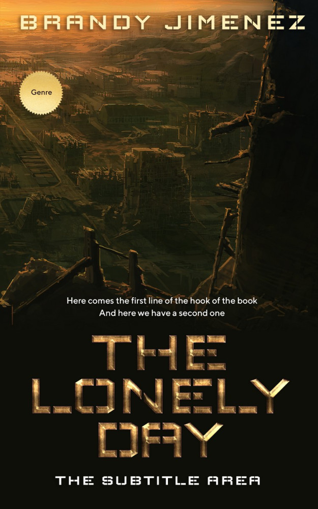 Front view of Rangoon Green #3567 - Premade Apocalyptica Book Cover