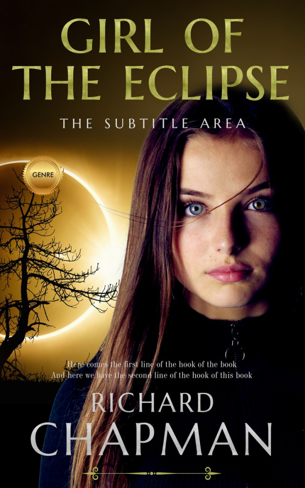 Front view of Laser #3575 - Premade Chick Lit Book Cover