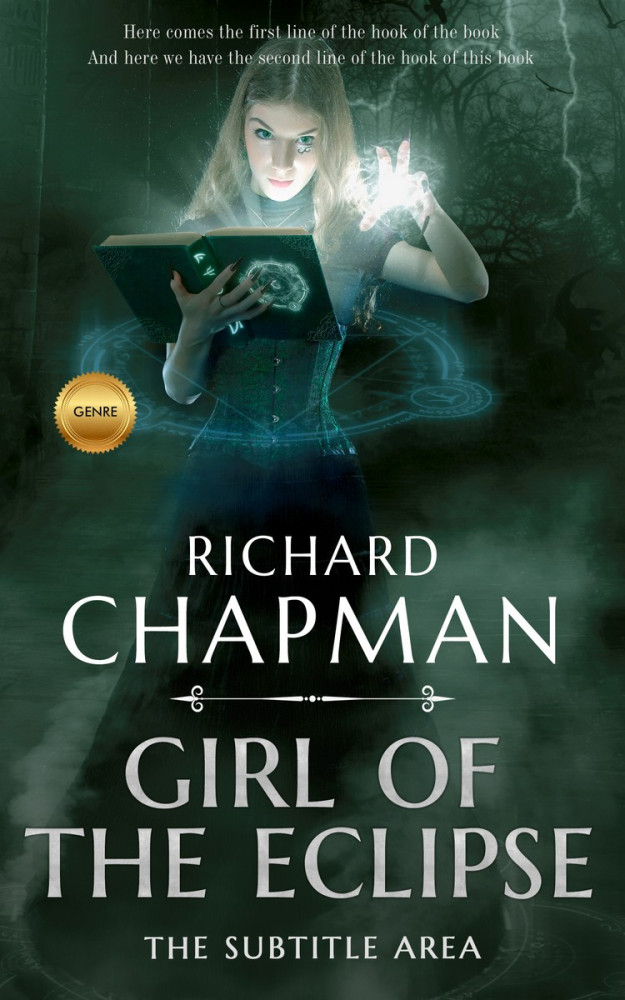 Front view of Celtic #3578 - Premade Fantasy Book Cover