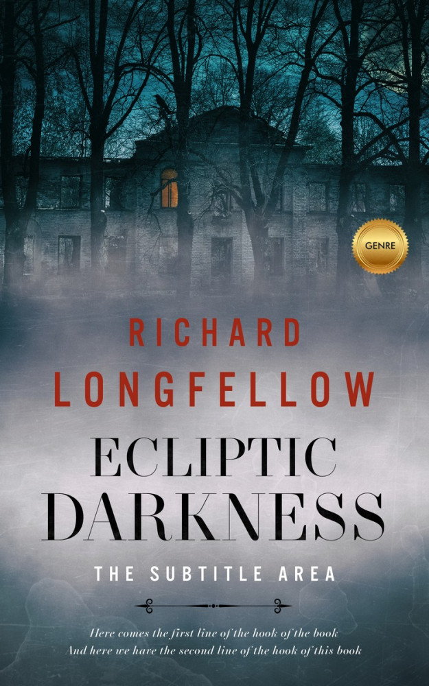 Front view of Limed Spruce #3595 - Premade Mystery & Thriller & Suspense Book Cover