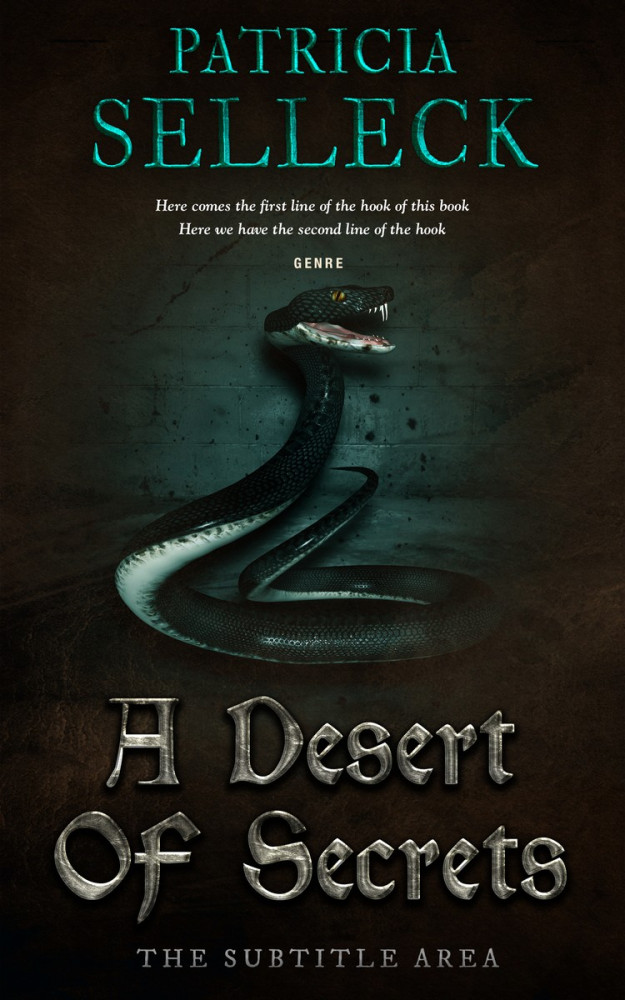 Front view of Rangoon Green #3635 - Premade Fantasy Book Cover