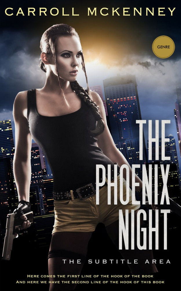 Front view of Bison Hide #3673 - Premade Mystery & Thriller & Suspense Book Cover