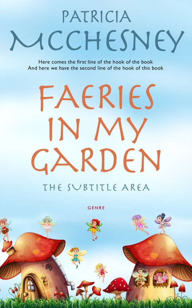 Front view of Mint Tulip #3684 - Premade Children's Book Cover