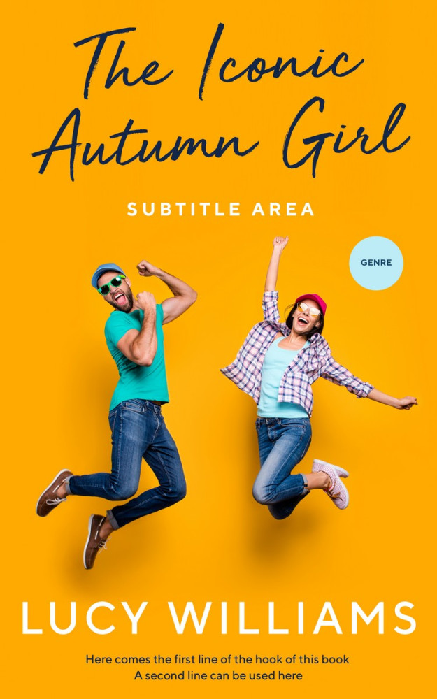 Front view of Yellow Sea #3728 - Premade Romance Book Cover