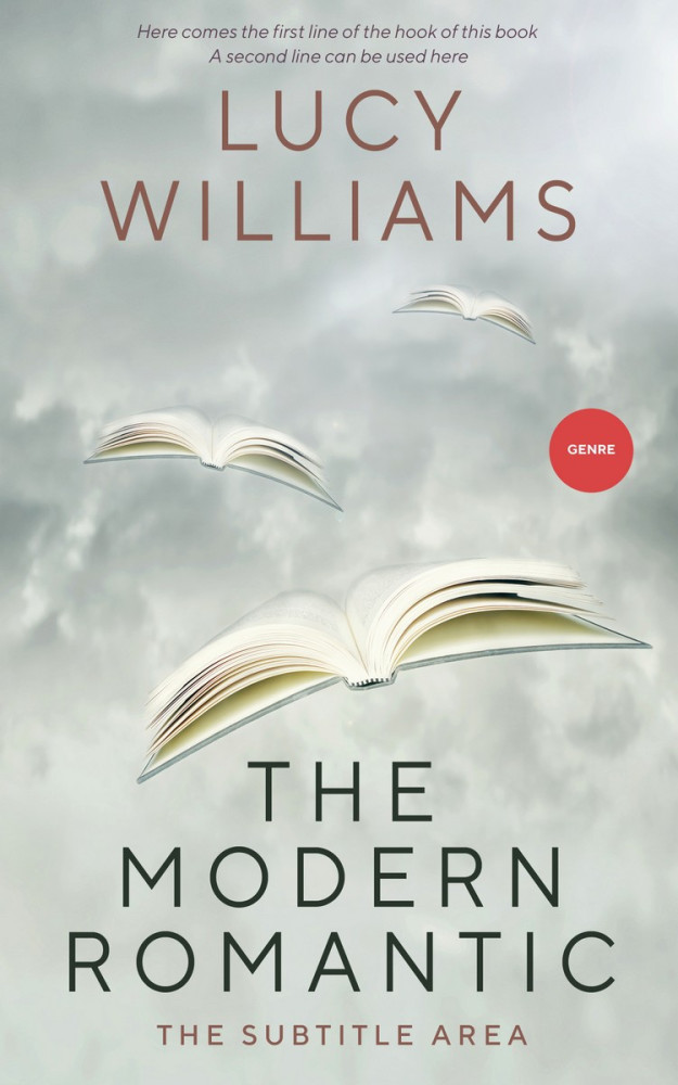 Front view of Pumice #3743 - Premade Poetry Book Cover