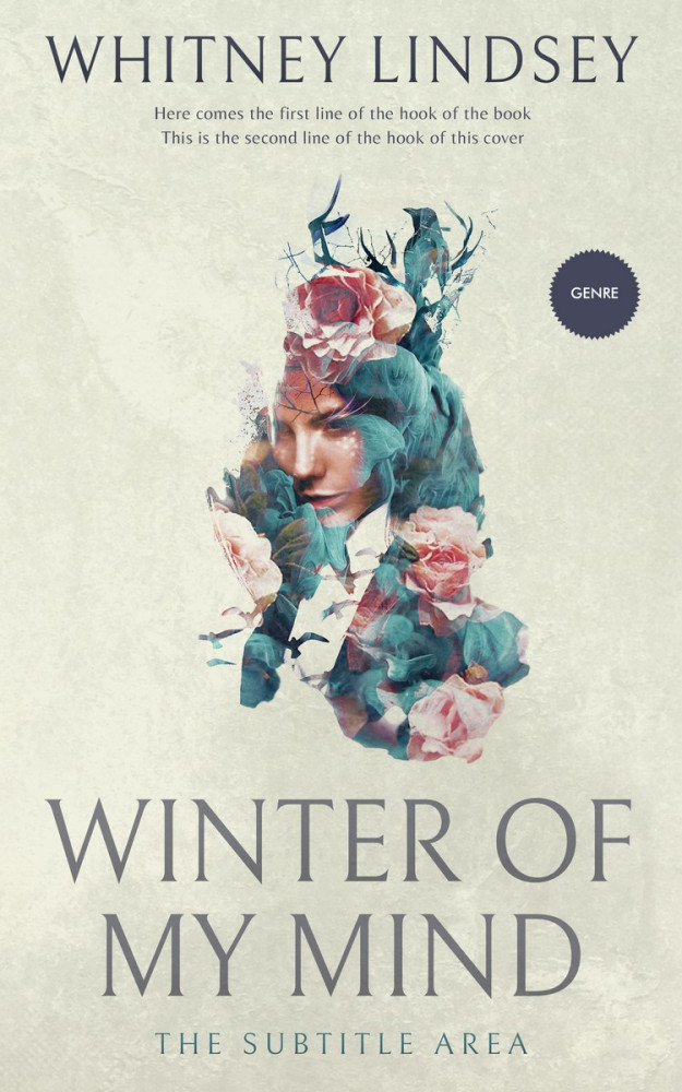 Front view of Moon Mist #3779 - Premade Fantasy Book Cover