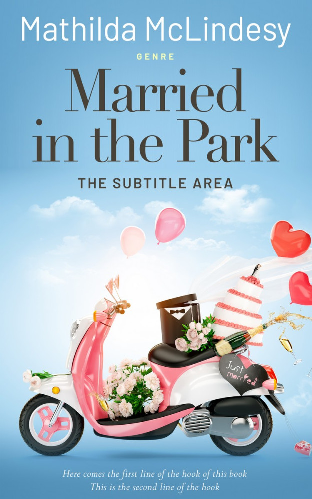 Front view of Morning Glory #3816 - Premade Romance Book Cover