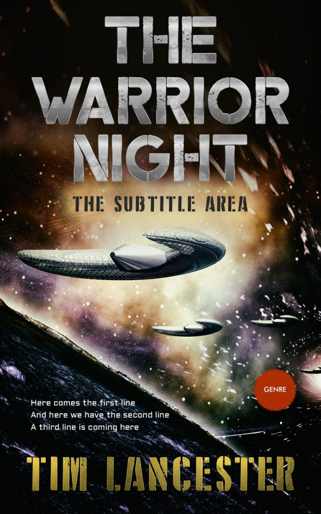 Front view of Zeus #3941 - Premade Science Fiction Book Cover