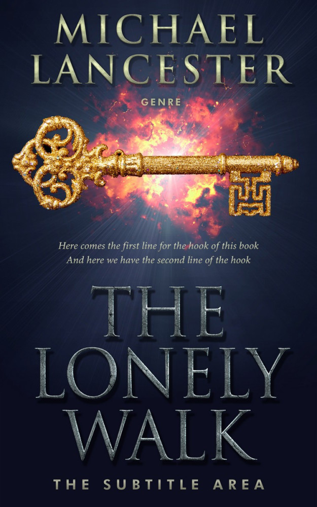 Front view of Mirage #4017 - Premade Fantasy Book Cover