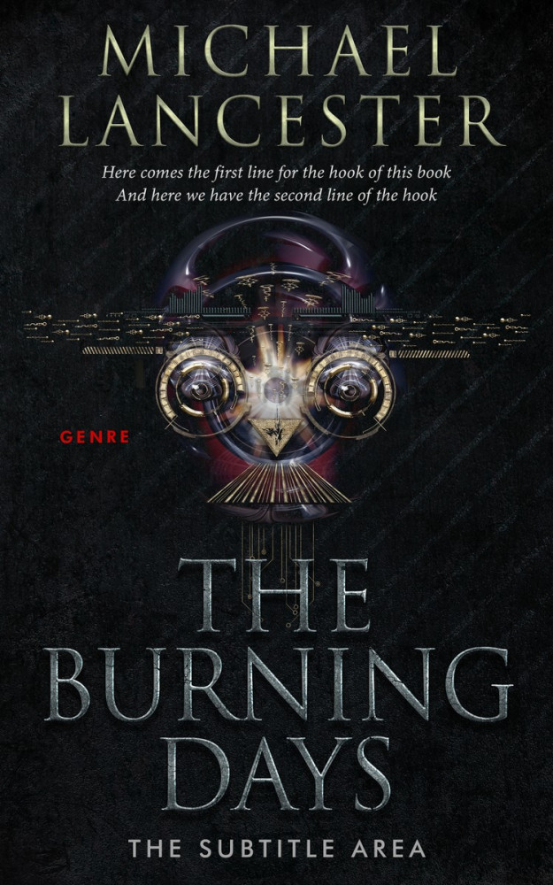 Front view of Woodsmoke #4029 - Premade Science Fiction Book Cover