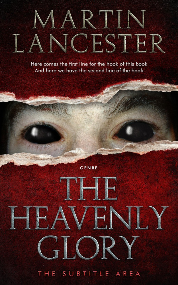 Front view of Coffee Bean #4041 - Premade Horror Book Cover