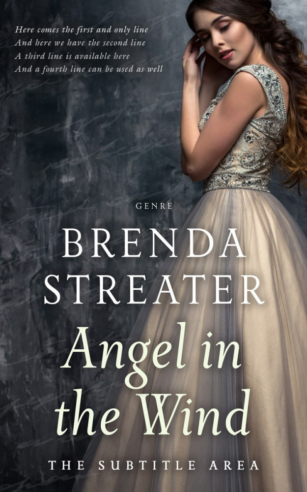 Front view of Tuna #4082 - Premade Chick Lit Book Cover