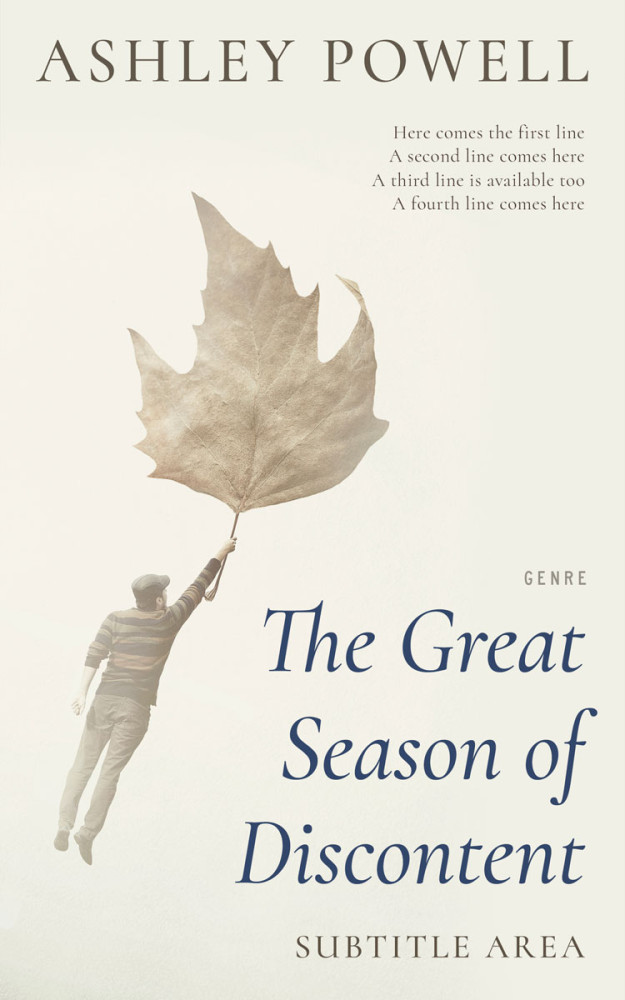 Front view of Spring Wood #4272 - Premade Poetry Book Cover | BookCoverZone