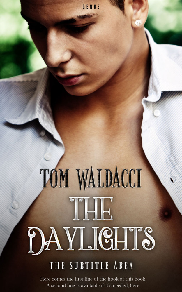 Front view of Sandrift #4321 - Premade Erotica Book Cover