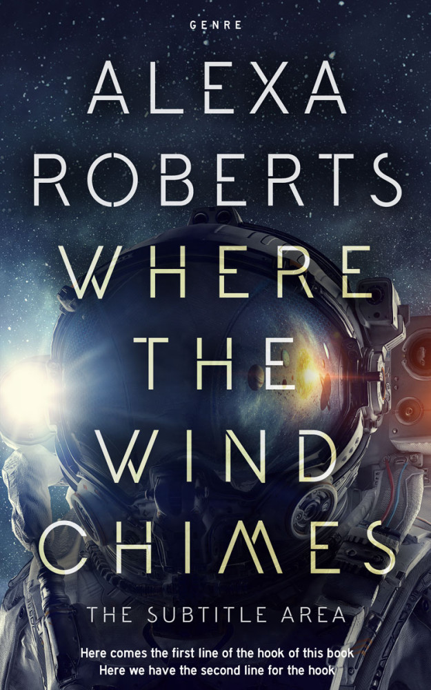 Front view of Mirage #4441 - Premade Science Fiction Book Cover