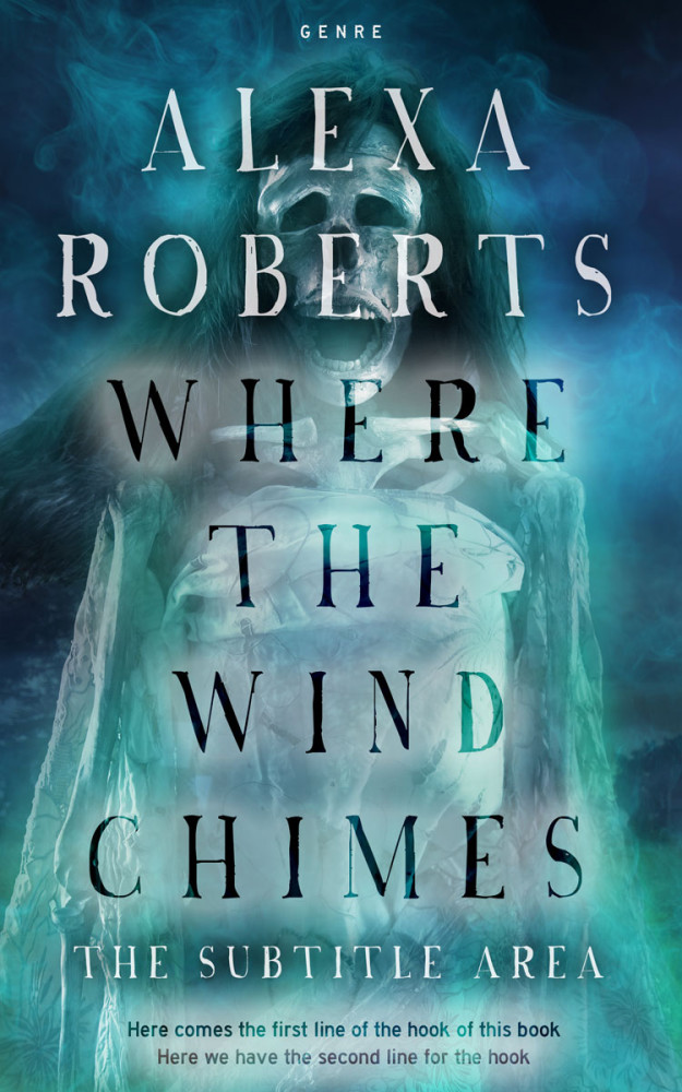 Front view of Smalt Blue #4443 - Premade Mystery & Thriller & Suspense Book Cover