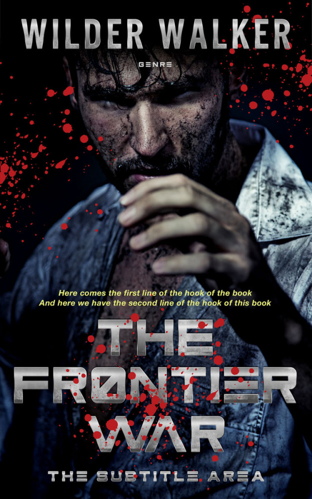 Front view of Del Rio #4476 - Premade Business Book Cover