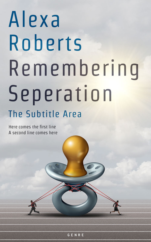 Front view of Quill Gray #4498 - Premade Politics & Law & Society Book Cover