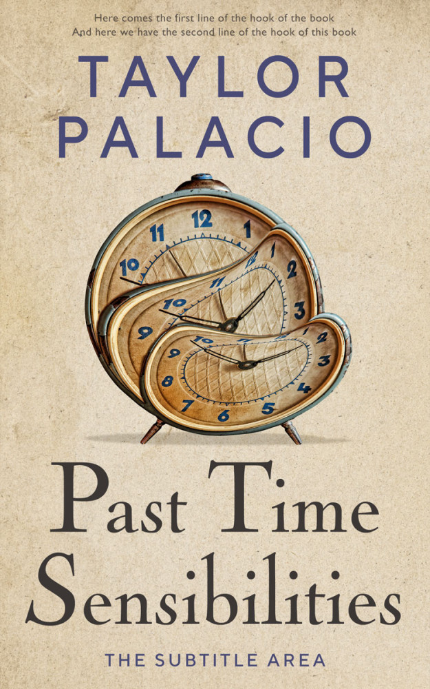 Front view of Akaroa #4588 - Premade Abstract Book Cover