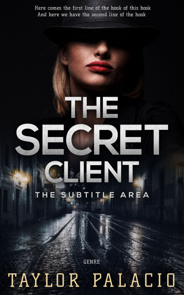 Front view of Woodsmoke #4607 - Premade Mystery & Thriller & Suspense Book Cover