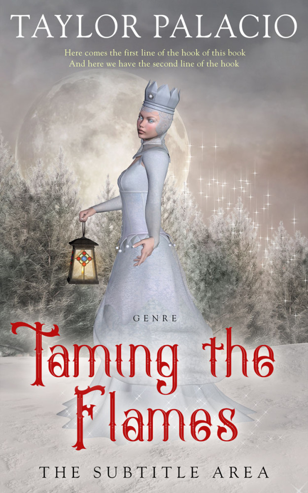 Front view of Nobel #4620 - Premade Fantasy Book Cover