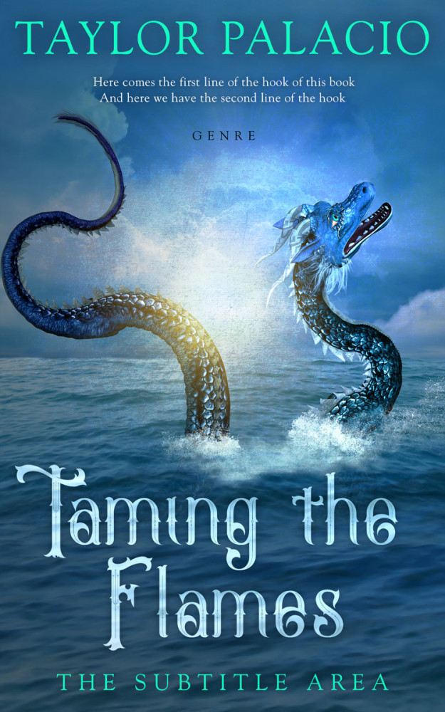 Front view of Chambray #4622 - Premade Fantasy Book Cover