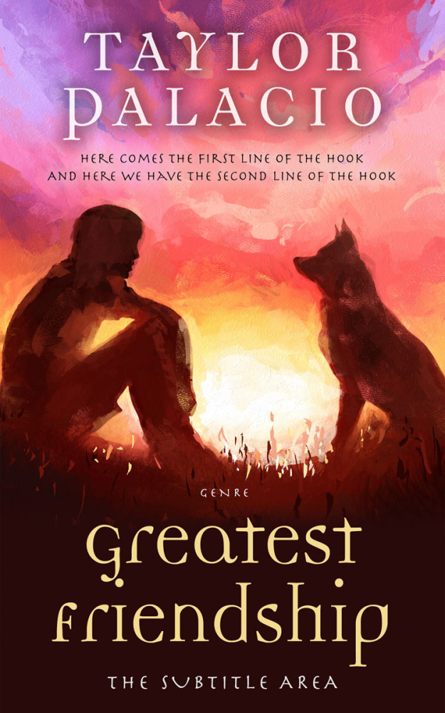 Front view of Japonica #4646 - Premade Teen & Young Adult Book Cover