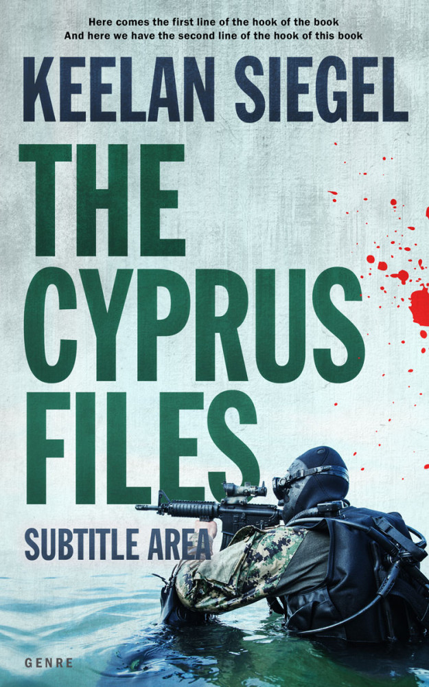 Front view of Plantation #4752 - Premade Action & Adventure Book Cover