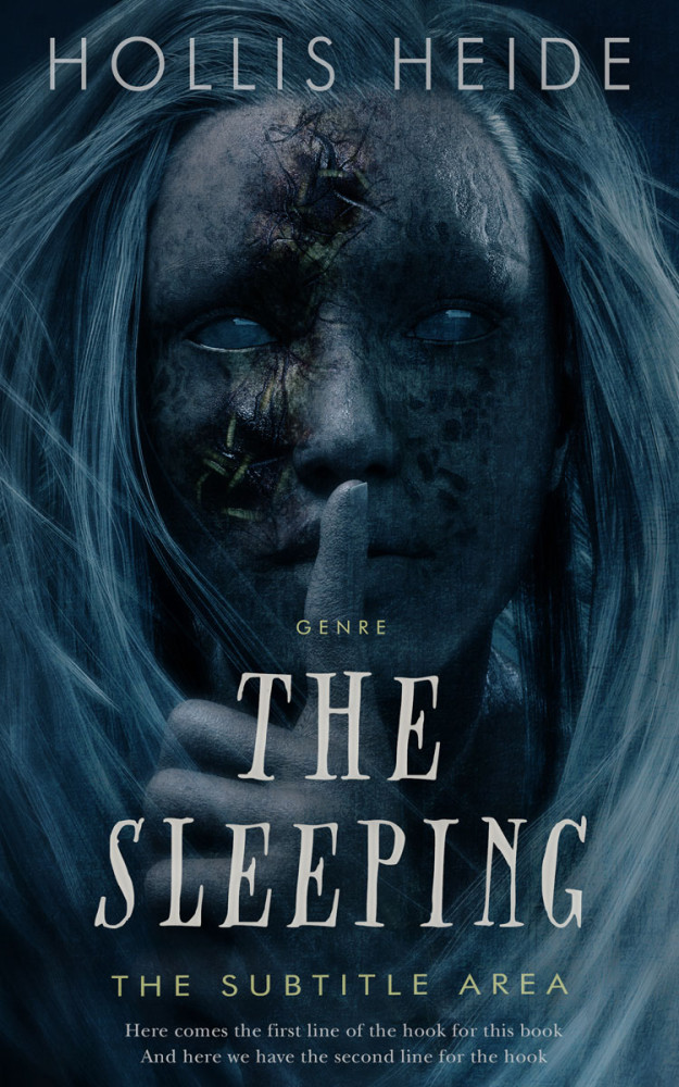 Front view of Big Stone #4803 - Premade Horror Book Cover