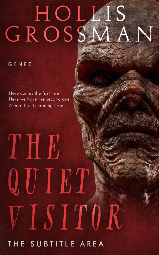 Front view of Cedar #4808 - Premade Horror Book Cover