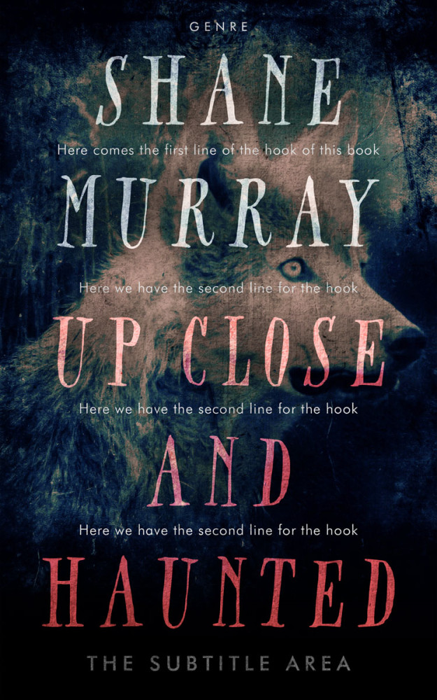Front view of Mirage #4812 - Premade Horror Book Cover